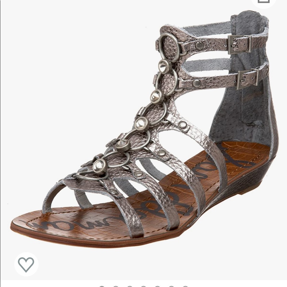 Sam Edelman Damian Pewter Gladiator sandals
